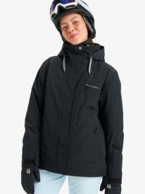 0 Brylee 10K - Funktionelle Snow-Jacke mit Kapuze für Frauen Schwarz ERJTJ03530 Roxy