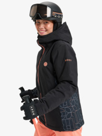 1 Galaxy - Technical Snow Jacket for Women Black ERJTJ03531 Roxy