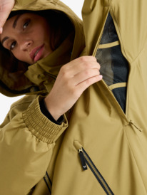 9 Landscape 10K - Veste de snow technique pour Femme Beige ERJTJ03532 Roxy