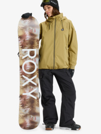 2 Landscape 10K - Veste de snow technique pour Femme Beige ERJTJ03532 Roxy