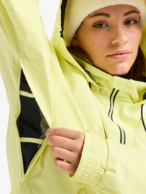 7 Landscape - Chaqueta técnica snow para mujer Amarillo ERJTJ03532 Roxy