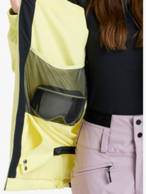 12 Landscape - Chaqueta técnica snow para mujer Amarillo ERJTJ03532 Roxy