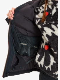 7 Snowyhill Puffy - Technical Snow Jacket for Women Black ERJTJ03535 Roxy
