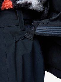 12 Snowyhill Puffy 10K - Funktionelle Snow-Jacke mit Kapuze für Frauen Schwarz ERJTJ03535 Roxy