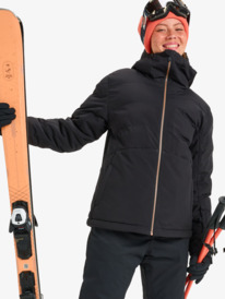 0 Snowyhill Puffy - Technical Snow Jacket for Women Black ERJTJ03535 Roxy