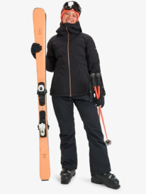 1 Snowyhill Puffy - Technical Snow Jacket for Women Black ERJTJ03535 Roxy