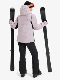 4 Snowyhill Puffy - Technical Snow Jacket for Women Purple ERJTJ03535 Roxy