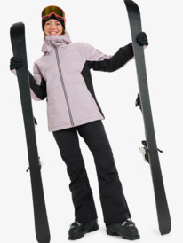 2 Snowyhill Puffy - Technical Snow Jacket for Women Purple ERJTJ03535 Roxy