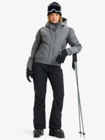 2 Snow Shimmer - Technical Snow Jacket for Women Black ERJTJ03544 Roxy