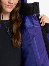 10 Snow Shimmer 10K - Funktionelle Snow-Jacke mit Kapuze für Frauen Violett ERJTJ03544 Roxy