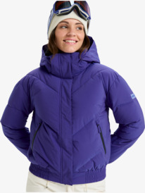 0 Snow Shimmer 10K - Funktionelle Snow-Jacke mit Kapuze für Frauen Violett ERJTJ03544 Roxy