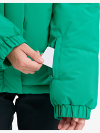 6 Snow Winter Rebel - Technical Snow Jacket for Women Green ERJTJ03545 Roxy