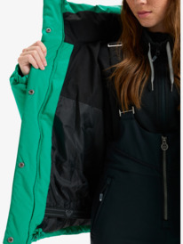 7 Snow Winter Rebel - Technical Snow Jacket for Women Green ERJTJ03545 Roxy