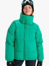 0 Snow Winter Rebel - Technical Snow Jacket for Women Green ERJTJ03545 Roxy