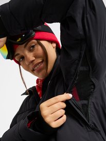 9 15K Alofted Puffy Sort ERJTJ03556 Roxy