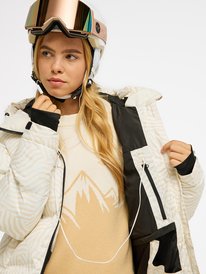 15 15K Alofted Puffy Beige ERJTJ03556 Roxy