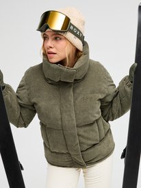 0 Snow Winter Rebel Cord 10K Vihre&auml; ERJTJ03572 Roxy