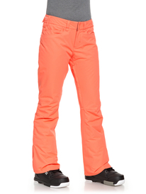1 Backyard - Pantalón para Nieve para Mujer Rosa ERJTP03091 Roxy