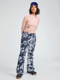 2 Nadia Printed - Insulated Snow Pants for Women Black ERJTP03188 Roxy