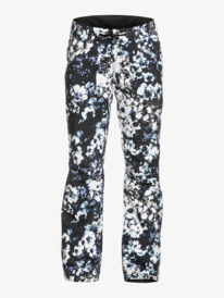 9 Nadia Printed - Insulated Snow Pants for Women Black ERJTP03188 Roxy