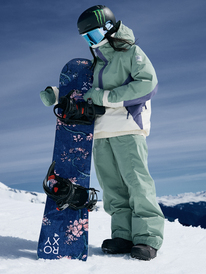 1 Chloe Kim  - Pantaloni da snowboard da Donna Green ERJTP03262 Roxy