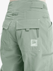 7 Chloe Kim  - Pantalón de snow para Mujer Verde ERJTP03262 Roxy