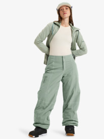 5 Chloe Kim  - Pantalón de snow para Mujer Verde ERJTP03262 Roxy