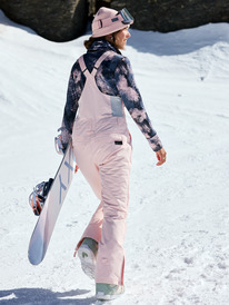 2 Rideout - Bib Snow Pant for Women Pink ERJTP03267 Roxy