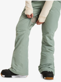 6 Rideout - Pantalón de peto para nieve para Mujer Verde ERJTP03267 Roxy