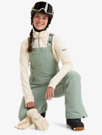 2 Rideout - Salopette de snow/ski pour Femme Vert ERJTP03267 Roxy