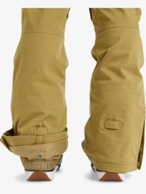 7 Rideout - Technical Snow Bib for Women Beige ERJTP03290 Roxy