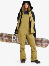 2 Rideout - Technical Snow Bib for Women Beige ERJTP03290 Roxy
