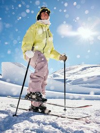 0 Passive Lines - Technical Snow Pants for Women Purple ERJTP03293 Roxy