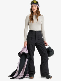 2 Passive Lines 20K - Technische Snowbroek voor Dames Black ERJTP03293 Roxy