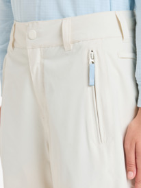 5 Steeply - Pantalón técnico de snow para mujer Blanco ERJTP03294 Roxy