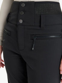 6 Rising High - Pantalon de snow technique pour Femme Noir ERJTP03295 Roxy