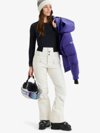 2 Rising High - Technical Snow Pants for Women White ERJTP03295 Roxy