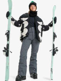 5 Rising High - Technical Snow Pants for Women White ERJTP03295 Roxy