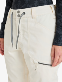 6 Nadia - Pantalón técnico de snow para mujer Blanco ERJTP03296 Roxy