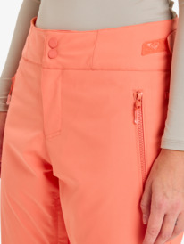 7 Alpine Ridge - Pantaloni tecnici da snowboard da Donna Orange ERJTP03297 Roxy