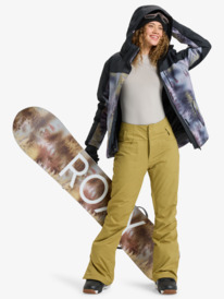 2 Diversion - Technical Snow Pants for Women Beige ERJTP03298 Roxy