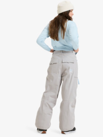 4 Chloe Kim - Pantalón técnico de snow para mujer Gris ERJTP03300 Roxy