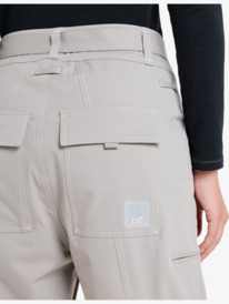 5 Chloe Kim - Pantalón técnico de snow para mujer Gris ERJTP03300 Roxy