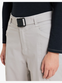 6 Chloe Kim - Pantalón técnico de snow para mujer Gris ERJTP03300 Roxy