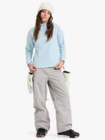 2 Chloe Kim - Pantalón técnico de snow para mujer Gris ERJTP03300 Roxy