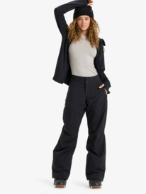 2 Snowy Crest - Pantalon de snow technique pour Femme Noir ERJTP03301 Roxy
