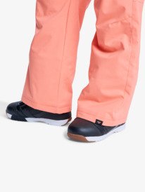 6 Snowy Crest - Technical Snow Pants for Women Orange ERJTP03301 Roxy