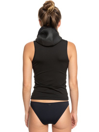 6 2mm Syncro Plus - Top sans manches de surf à capuche pour Femme Noir ERJW003001 Roxy