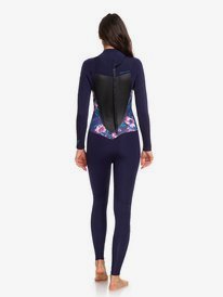 4 5/4/3mm Syncro Series - Back Zip GBS Wetsuit Black ERJW103028 Roxy