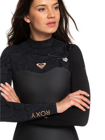 4 3/2mm Performance - Combinaison zip poitrine pour Femme Noir ERJW103031 Roxy